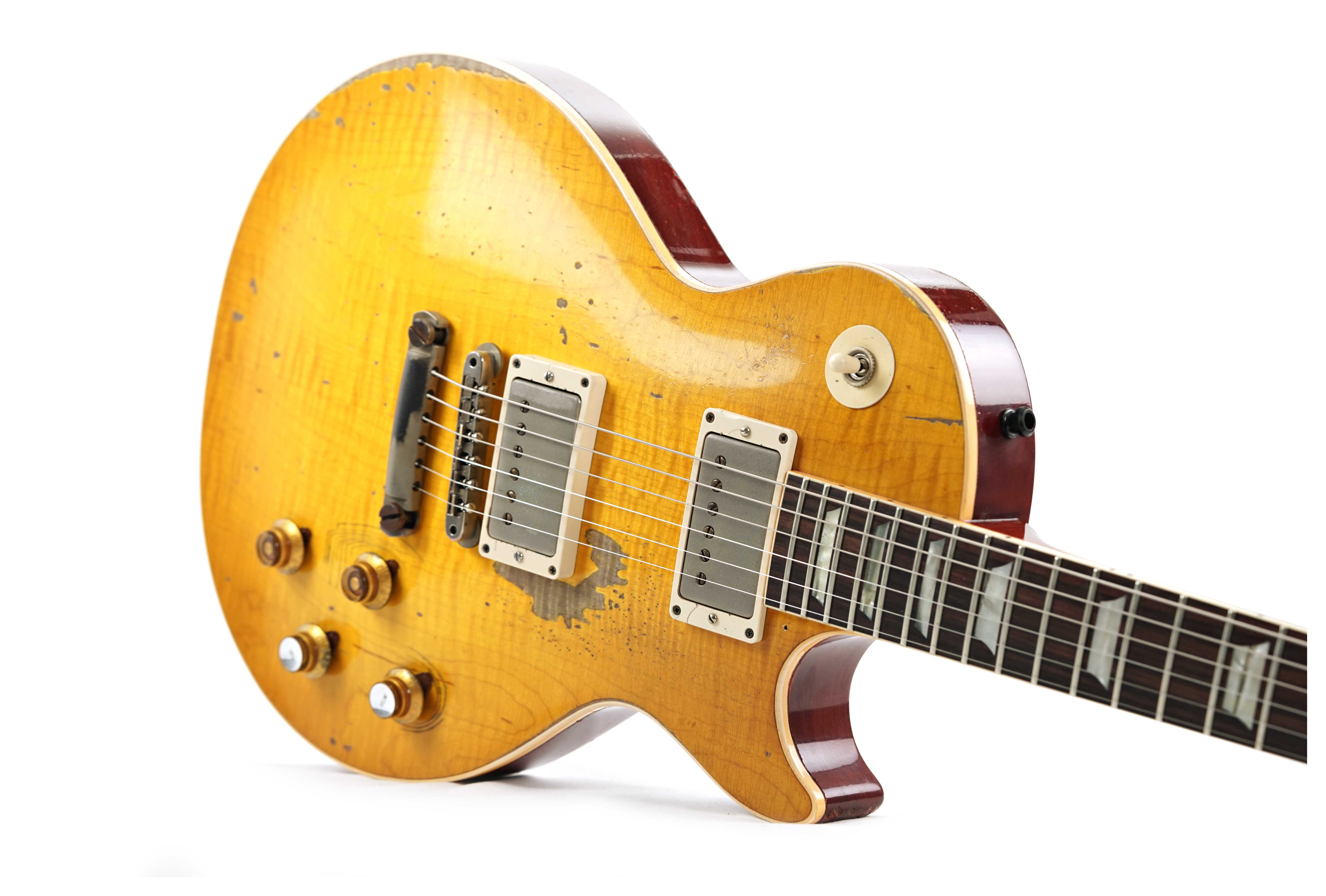 Gibson Custom Shop Kirk Hammett Greeny 1959 Les Paul Standard Greeny Burst Murphy Lab Aged 
