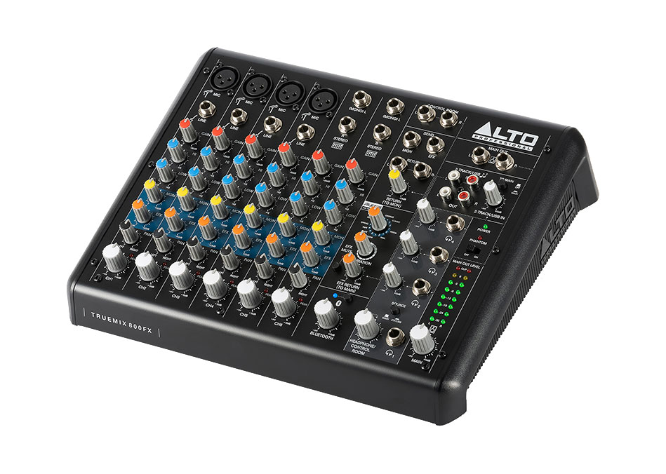 Alto TRUEMIX 800 FX Analog Mixer with USB, Bluetooth & FX