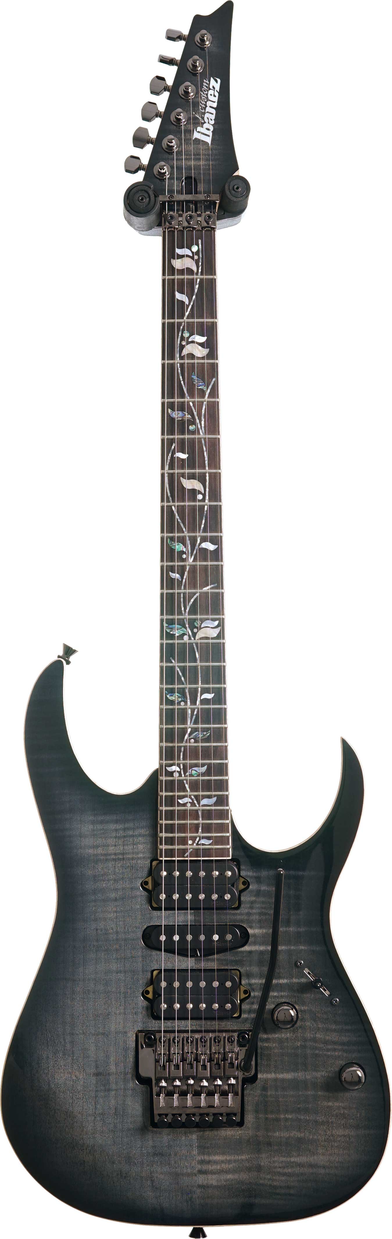 Ibanez J Custom RG8570 Black Rutile | guitarguitar