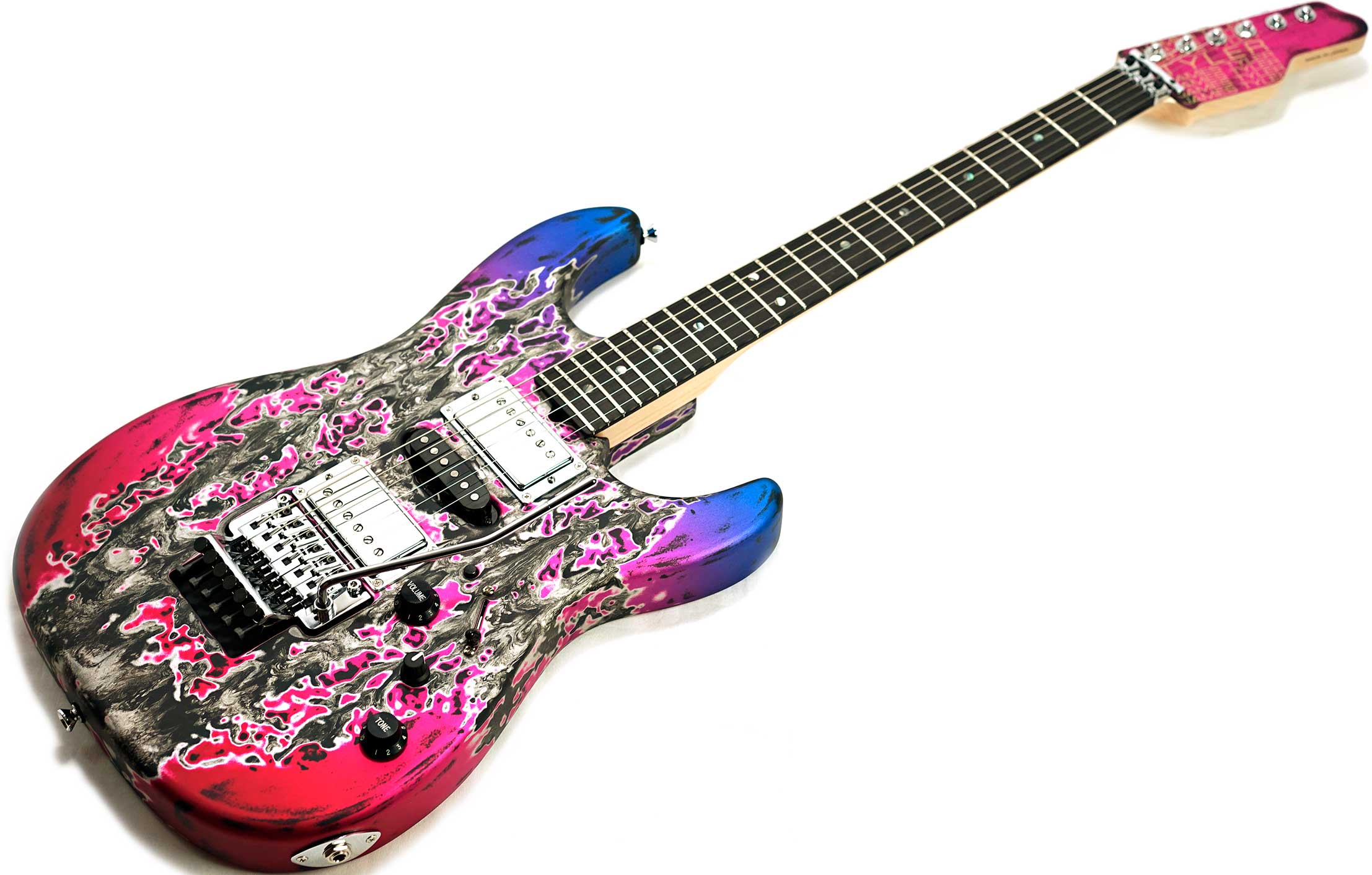 Tyler Japan Studio Elite HD Jimburst over Burning Water Floyd Rose