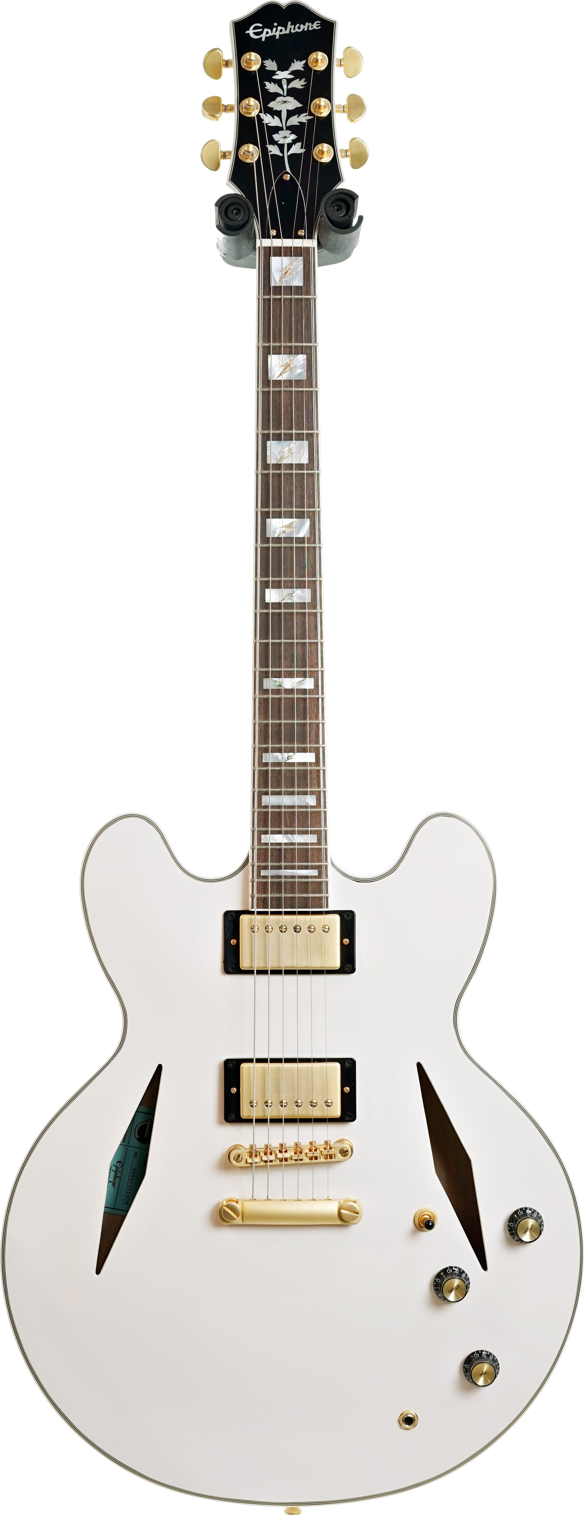 Epiphone Emily Wolfe 'White Wolfe' Sheraton Aged Bone White (Ex-Demo) #24041511408