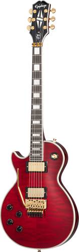 Epiphone Alex Lifeson Les Paul Custom Axcess Quilt Ruby Left Handed