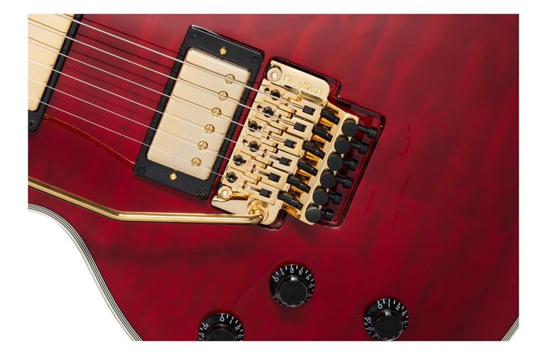 Epiphone Alex Lifeson Les Paul Custom Axcess Quilt Ruby Left Handed Epiphone Alex Lifeson Les Paul Custom Axcess Quilt Ruby Left Handed