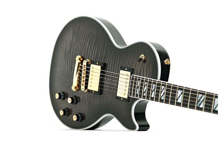 Gibson Les Paul Supreme Transparent Ebony Burst #217550041 Gibson Les Paul Supreme Transparent Ebony Burst #217550041