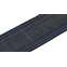 Taylor Blue Denim Strap Navy Leather Edges 2.5 Inch Embossed Logo Front View
