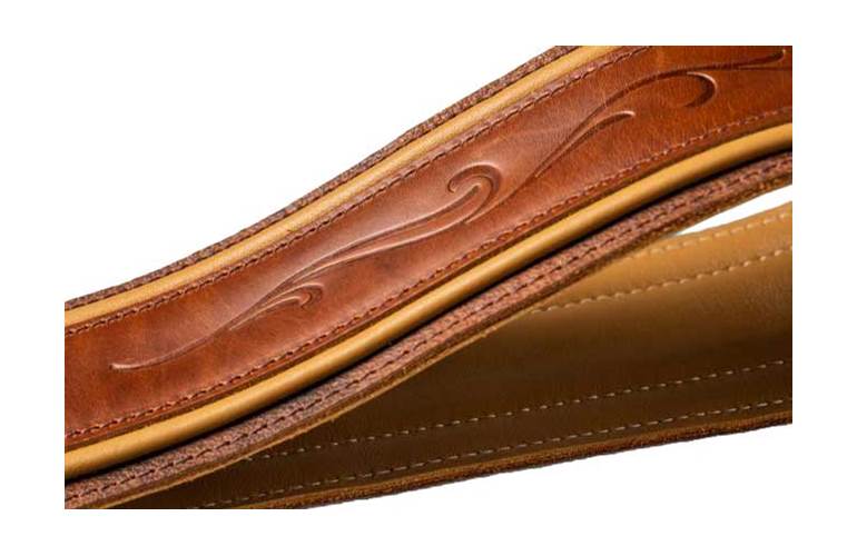 Taylor Spring Vine Strap Medium Brown Leather 2.5 Inch Taylor Spring Vine Strap Medium Brown Leather 2.5 Inch