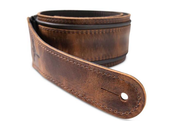 Taylor Fountain Strap Leather Weathered Brown 2.5 Inch Strap Taylor Fountain Strap Leather Weathered Brown 2.5 Inch Strap