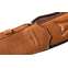 Taylor Vegan Leather Strap Tan with Stitching 2.75 Inch Embossed Logo Front View