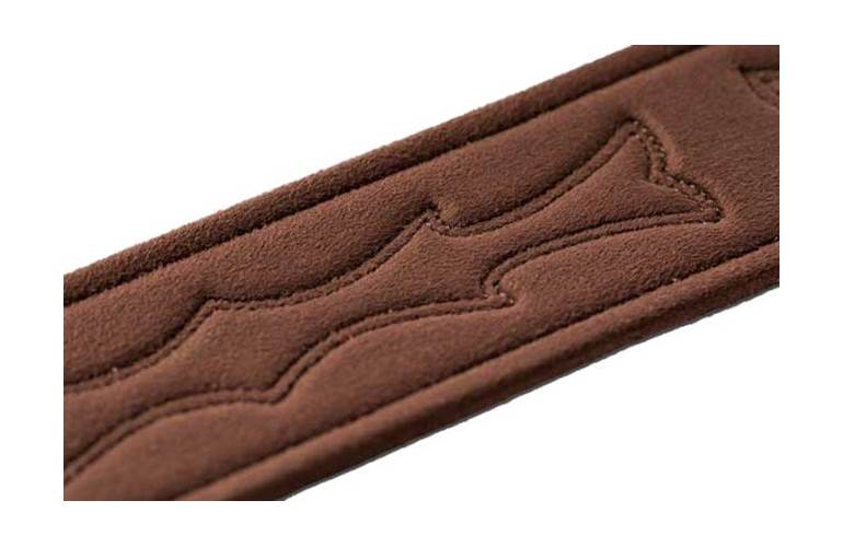 Taylor Vegan Leather Strap Tan with Stitching 2.75 Inch Embossed Logo Taylor Vegan Leather Strap Tan with Stitching 2.75 Inch Embossed Logo