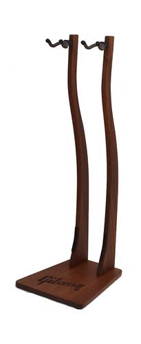 Gibson Mahogany Double Neck Guitar Stand 