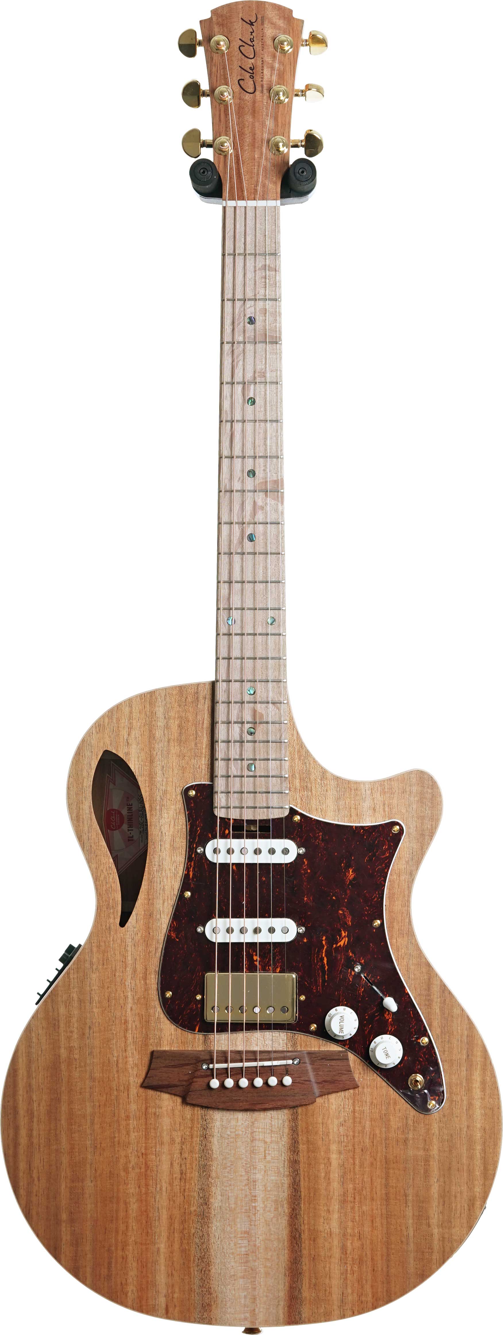 Cole Clark True Hybrid HSS Thinline All Blackwood (Ex-Demo) #240315826