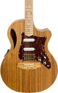 Cole Clark True Hybrid HSS Thinline All Blackwood