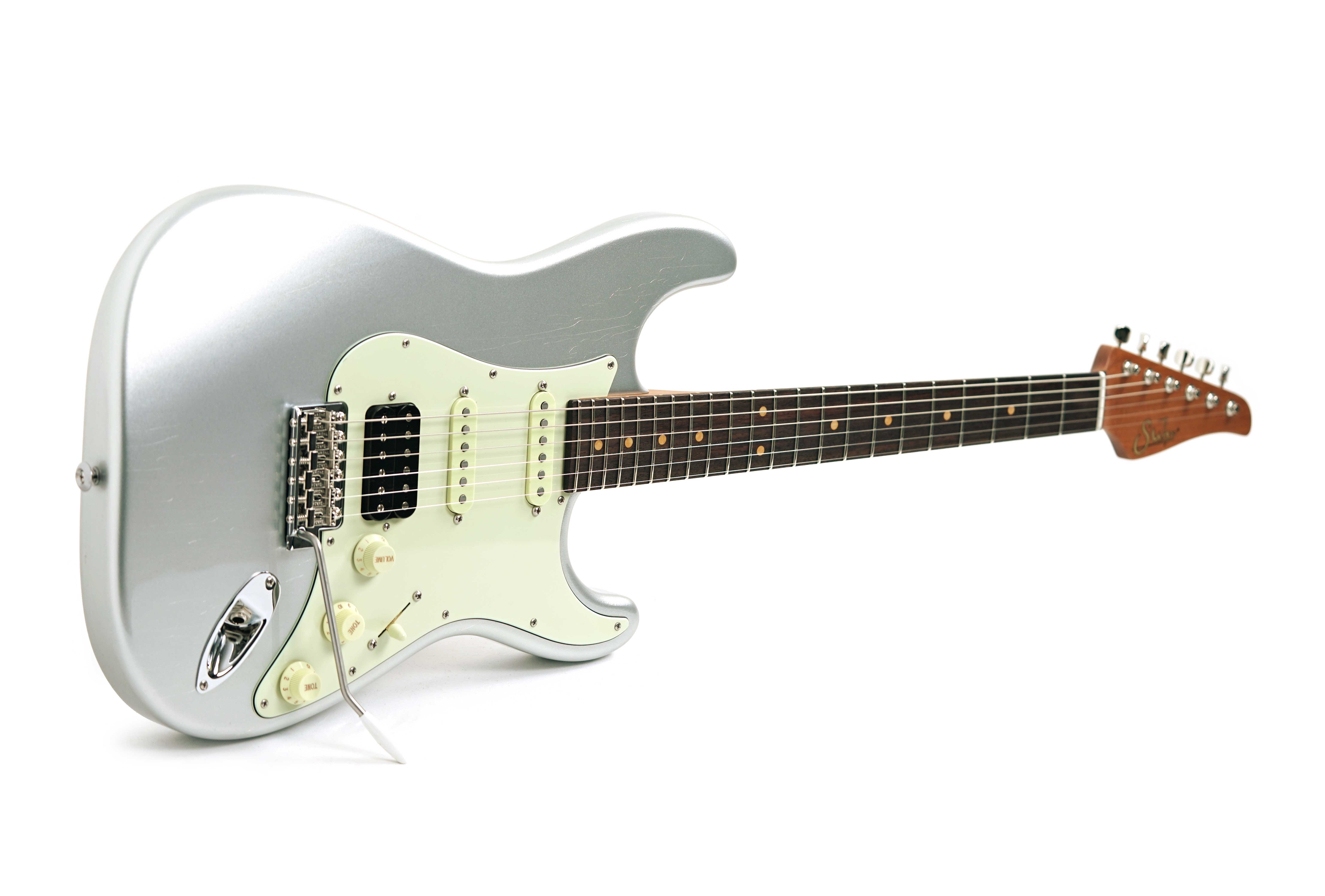 Suhr Classic S Vintage Limited Edition HSS Firemist Silver Rosewood Fingerboard #88544