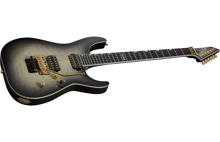 ESP E-II M-II Black Natural Burst Quilted Maple ESP E-II M-II Black Natural Burst Quilted Maple