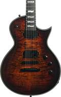 ESP E-II Eclipse Tiger Eye Sunburst Quilted Maple Top #ES4173243