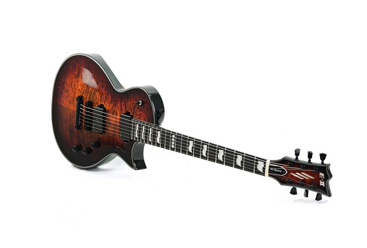 ESP E-II Eclipse Tiger Eye Sunburst Quilted Maple Top #ES4173243 ESP E-II Eclipse Tiger Eye Sunburst Quilted Maple Top #ES4173243