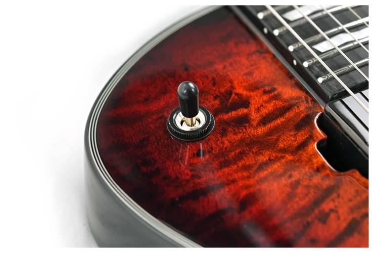 ESP E-II Eclipse Tiger Eye Sunburst Quilted Maple Top #ES4173243 ESP E-II Eclipse Tiger Eye Sunburst Quilted Maple Top #ES4173243