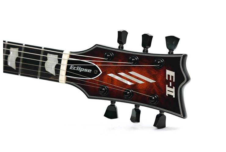 ESP E-II Eclipse Tiger Eye Sunburst Quilted Maple Top #ES4173243 ESP E-II Eclipse Tiger Eye Sunburst Quilted Maple Top #ES4173243