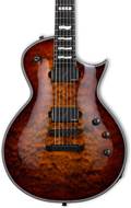 ESP E-II Eclipse Tiger Eye Sunburst Quilted Maple Top