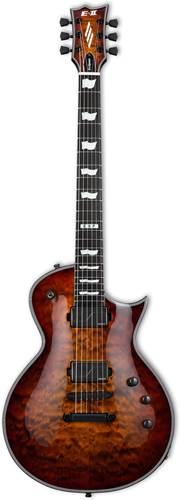 ESP E-II Eclipse Tiger Eye Sunburst Quilted Maple Top ESP E-II Eclipse Tiger Eye Sunburst Quilted Maple Top
