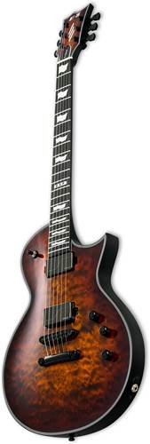 ESP E-II Eclipse Tiger Eye Sunburst Quilted Maple Top ESP E-II Eclipse Tiger Eye Sunburst Quilted Maple Top