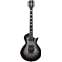 ESP E-II Eclipse-FR Charcoal Burst FR Quilted Maple Front View