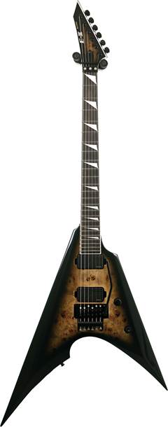 ESP E-II Arrow Nebula Black Burst Burled Maple (Nearly New) #es3124243