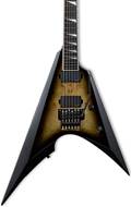 ESP E-II Arrow Nebula Black Burst Burled Maple