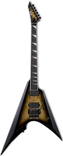 ESP E-II Arrow Nebula Black Burst Burled Maple ESP E-II Arrow Nebula Black Burst Burled Maple
