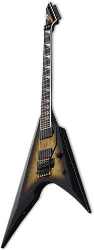 ESP E-II Arrow Nebula Black Burst Burled Maple ESP E-II Arrow Nebula Black Burst Burled Maple