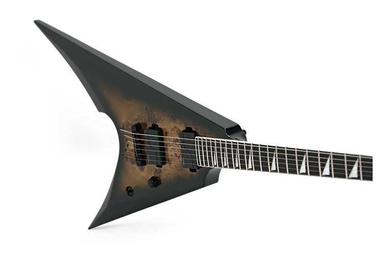 ESP E-II Arrow NT Nebula Black Burst Non-Trem Burled Maple (Nearly New) #ES6221233 ESP E-II Arrow NT Nebula Black Burst Non-Trem Burled Maple (Nearly New) #ES6221233