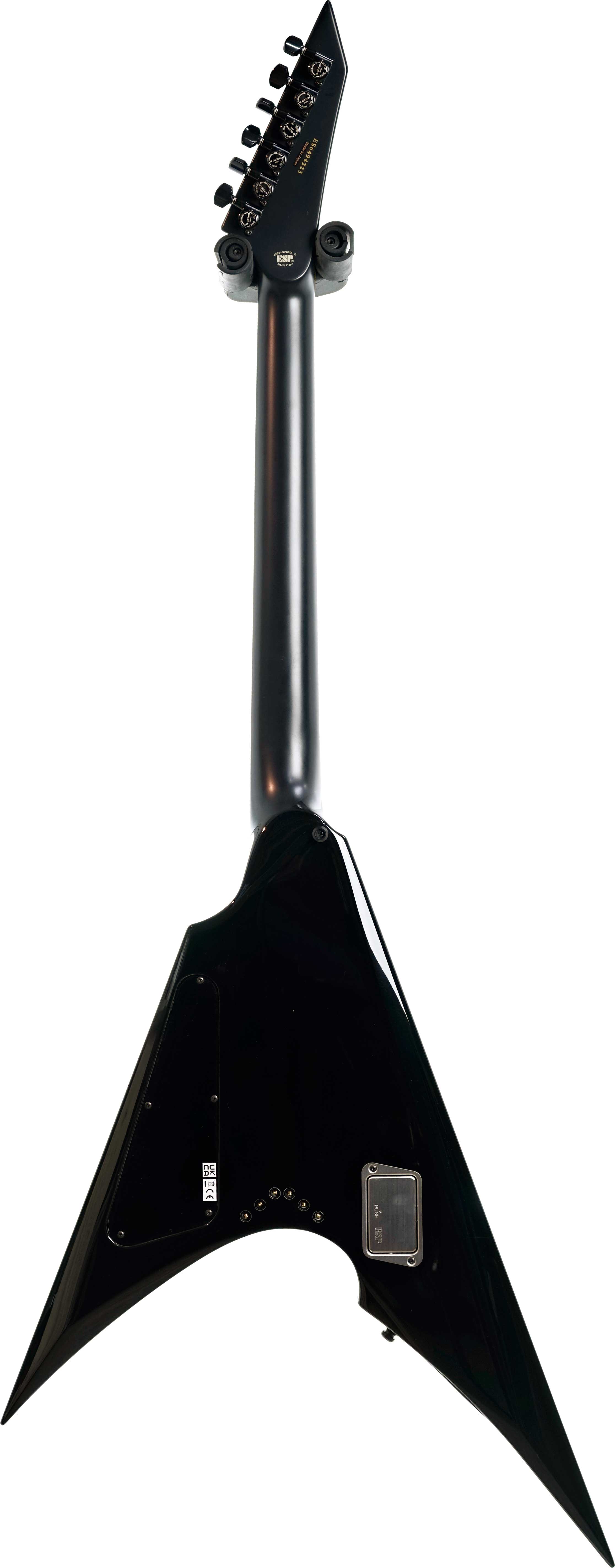 ESP E-II Arrow NT Nebula Black Burst Burled Maple (Nearly New) #ES6494223