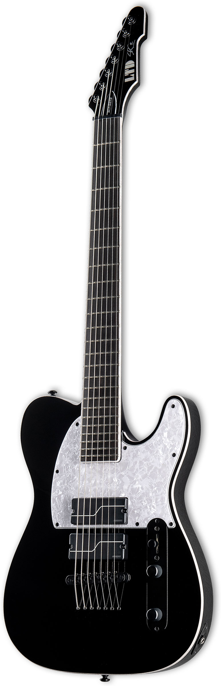 ESP LTD SCT-607B Baritone Stephen Carpenter Signature Black