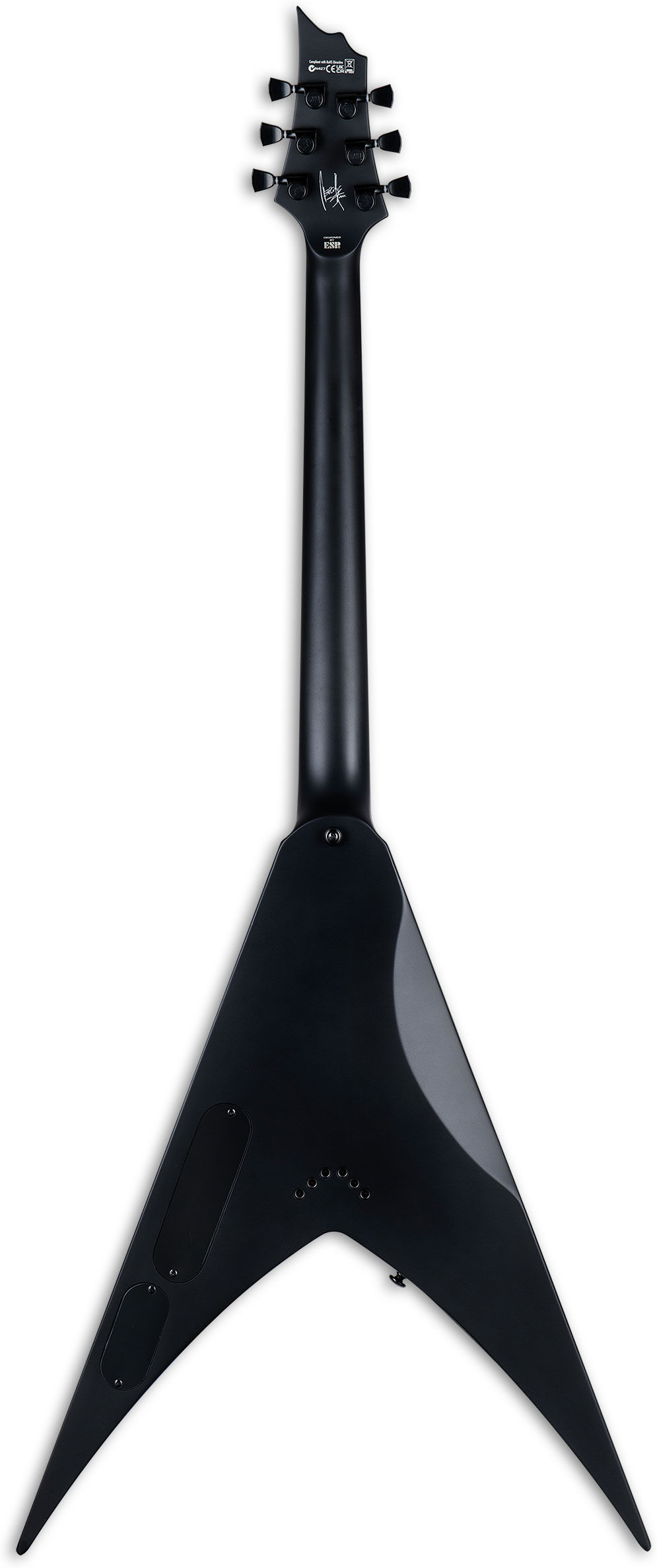 ESP LTD HEX-6 Nergal Signature Black Satin