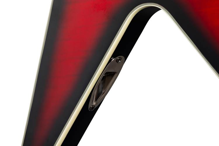 Epiphone Dave Mustaine Prophecy Flying V Figured Aged Dark Red Burst Epiphone Dave Mustaine Prophecy Flying V Figured Aged Dark Red Burst