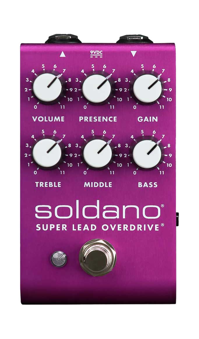 Soldano SLO Super Lead Overdrive Pedal Limited Edition Purple