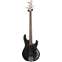 Music Man Sterling Sub Ray4 Rosewood Fingerboard Trans Black Satin Front View
