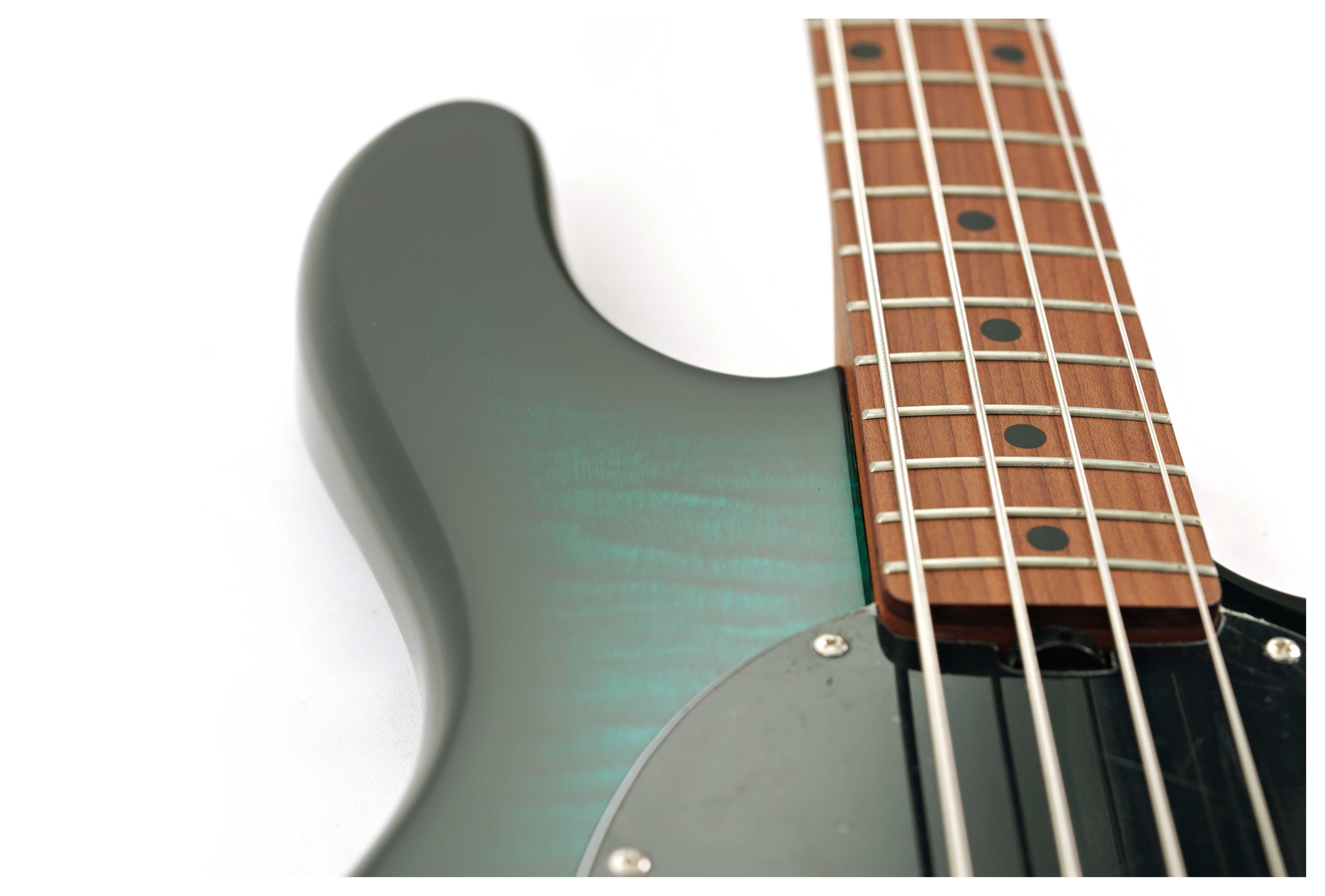 Music Man Sterling Stingray Ray34 Maple Fingerboard Flame Maple Teal