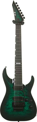 ESP E-II Horizon FR-7 Black Turquoise Burst (Nearly New) #es2292223 ESP E-II Horizon FR-7 Black Turquoise Burst (Nearly New) #es2292223