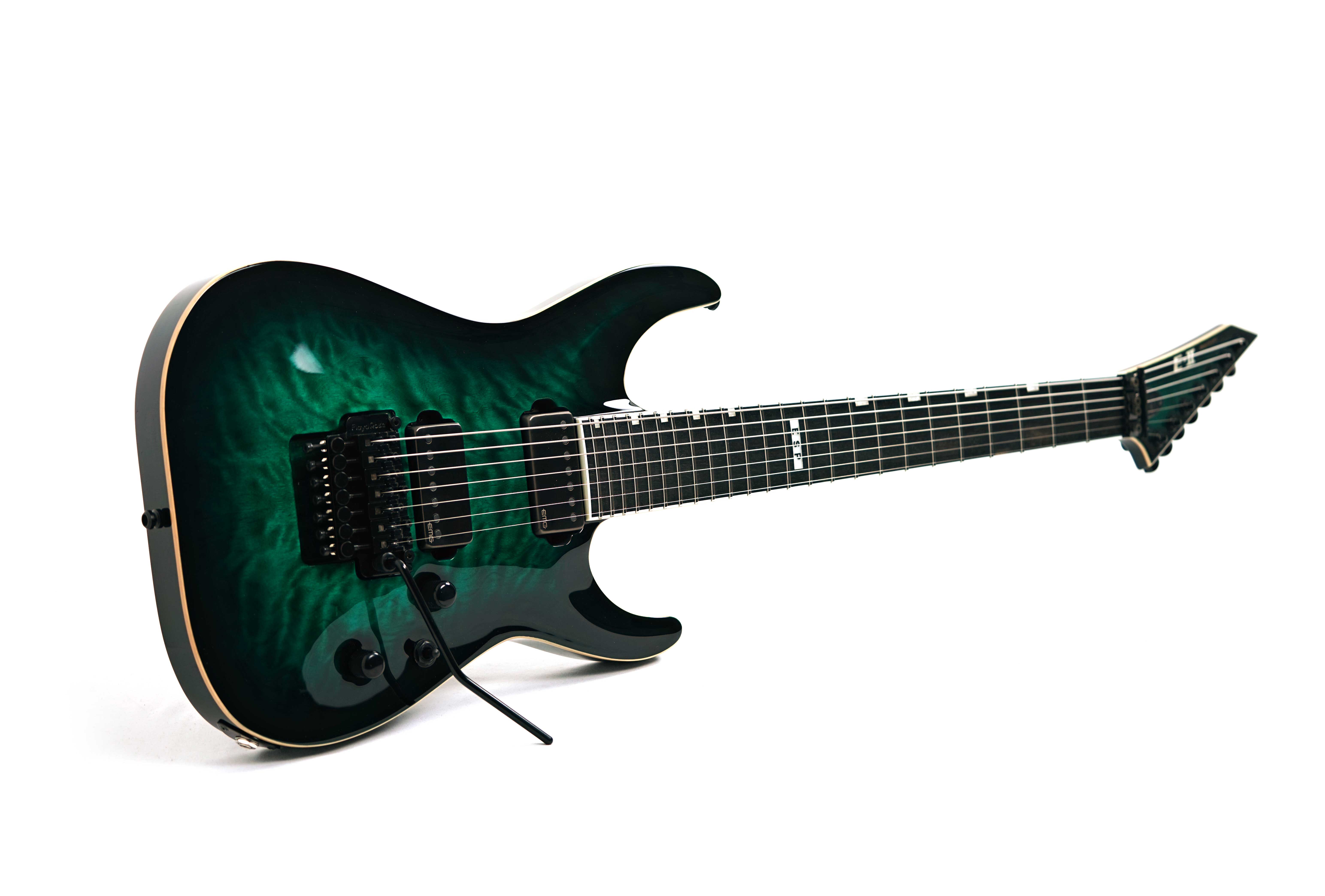 ESP E-II Horizon FR-7 Black Turquoise Burst (Nearly New) #es2292223