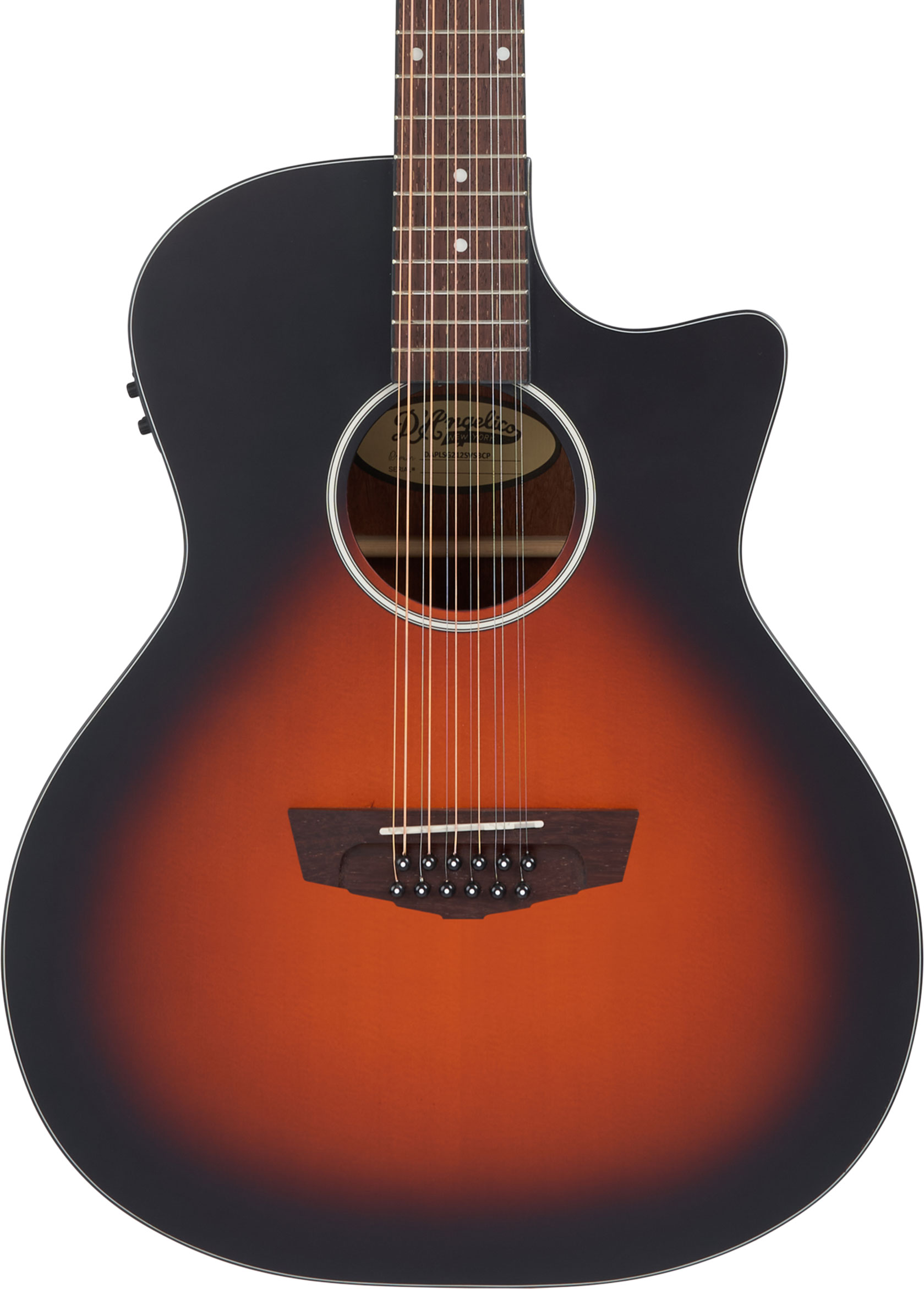 D Angelico Premier Fulton LS 12 String Satin Vintage Sunburst