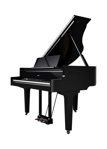 Roland GP-9-PE Polished Ebony Luxury Grand with Piano Concert Technology Roland GP-9-PE Polished Ebony Luxury Grand with Piano Concert Technology
