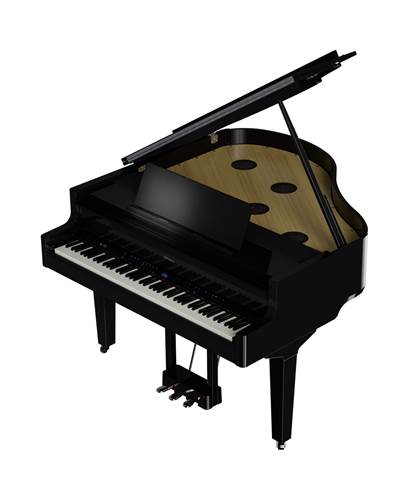 Roland GP-9-PE Polished Ebony Luxury Grand with Piano Concert Technology Roland GP-9-PE Polished Ebony Luxury Grand with Piano Concert Technology