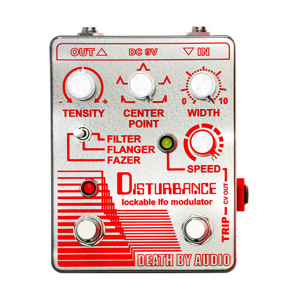 Death By Audio DISTURBANCE Lockable LFO Filter/Flanger/Phaser Modulator