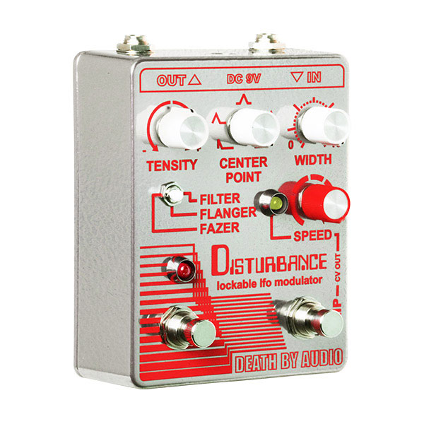 Death By Audio DISTURBANCE Lockable LFO Filter/Flanger/Phaser Modulator