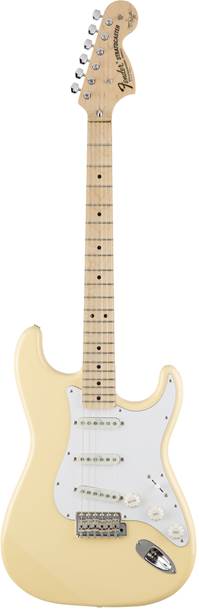 Fender Japan Artist Yngwie Malmsteen Stratocaster Scalloped Maple Fingerboard Vintage White
