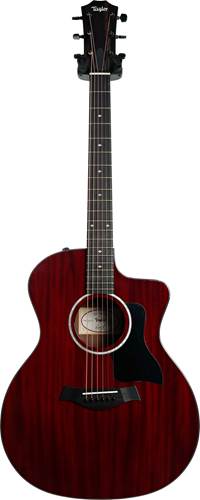 Taylor 224ce Deluxe Limited Edition Trans Red Grand Auditorium #2204063367