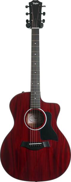 Taylor 224ce Deluxe Limited Edition Trans Red Grand Auditorium 
