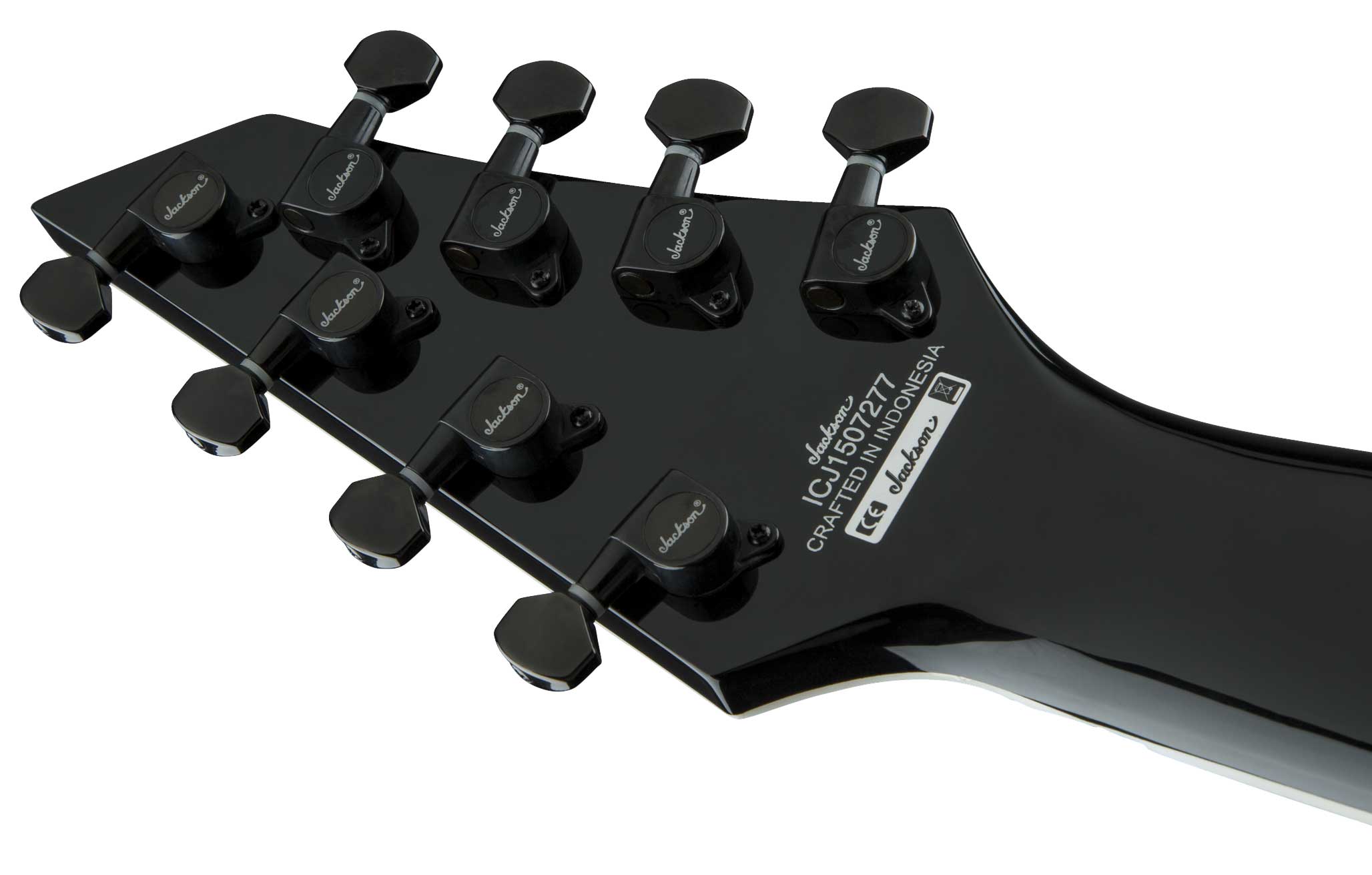 Jackson X Series Soloist Arch Top SLAT 8 Fan Fret Multi Scale Black