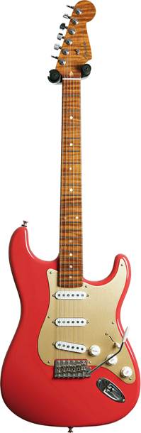 Fender Custom Shop American Custom Stratocaster Faded Fiesta Red Roasted Maple Fingerboard guitarguitar spec #xn16225
